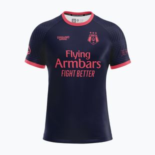 Rashguard Ground Game FC Armbar navy blue