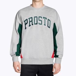 Pánska mikina PROSTO Crewneck Splork sivá