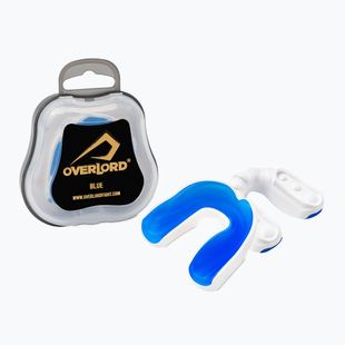Chránič čeľuste + krabička Overlord Gel modrá