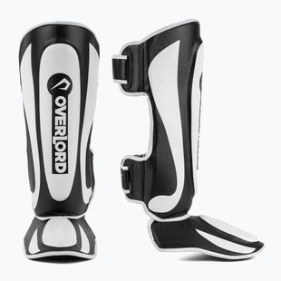 Chrániče holennej kosti Overlord Fighter čiernobiele 301004-BK/S