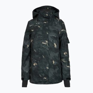 Dámska snowboardová bunda 4F F586 multicolor allover