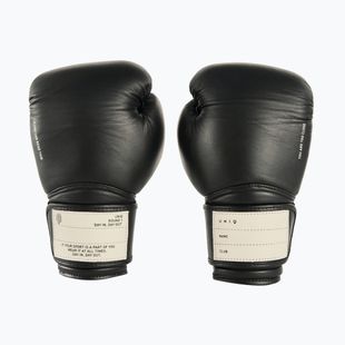 Boxerské rukavice UNIQ Velcro technical black