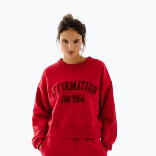 Dámska fleecová mikina JoyInMe Classic Pullover berry crash