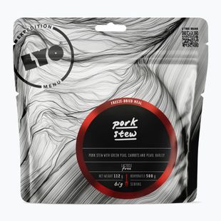 Mrazom sušené potraviny LYOFOOD Bravčové mäso dusené s jačmennými krúpami a hrachom 370 g