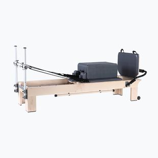Pilates reformer Innwell Classical Wood hnedý/čierny
