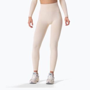 Dámske tréningové legíny Carpatree Allure Seamless cream beige