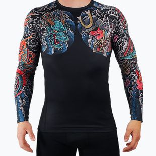 Pánsky chránič Ground Game Bushido 3.0 Rashguard Black RASHBUSH3BLA