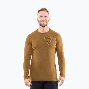 Pánske termo tričko longsleeve Viking Andali brown