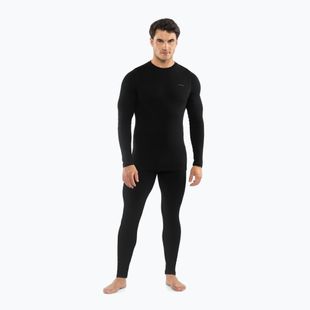 Pánska termo súprava Viking Meriboo Base Layer black