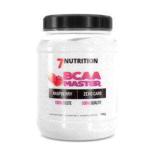 BCAA Master 7Nutrition aminokyseliny 500g malina 7Nu000333-malina