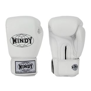 Boxerské rukavice WINDY Classic Genuine Leather white