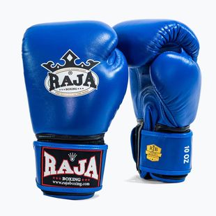 Boxerské rukavice RAJA BOXING Single Standard Genuine Leather blue