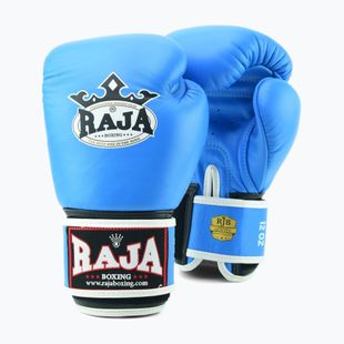 Boxerské rukavice RAJA BOXING Single Standard Genuine Leather light blue
