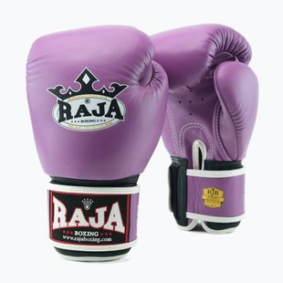 Boxerské rukavice RAJA BOXING Single Standard Genuine Leather purple