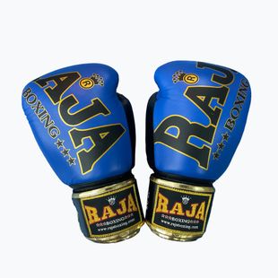 Boxerské rukavice RAJA BOXING Origin Standard Genuine Leather blue