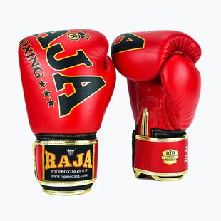 Boxerské rukavice RAJA BOXING Origin Standard Genuine Leather red