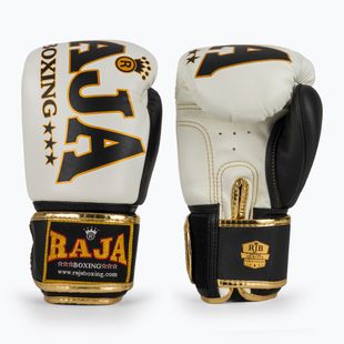 Boxerské rukavice RAJA BOXING Origin Standard Genuine Leather white