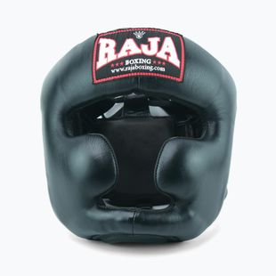 Boxerská prilba RAJA BOXING Semi Leather black