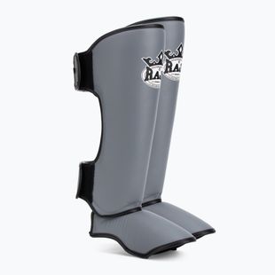 Chrániče holení a chodidiel RAJA BOXING Lightweight Shin Guards Genuine Leather grey