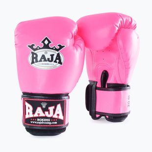Boxerské rukavice RAJA BOXING Single Semi Leather pink
