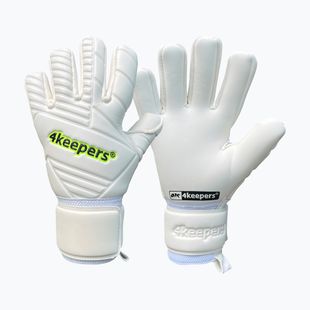 Detské brankárske rukavice 4keepers Retro 42 NC Jr white