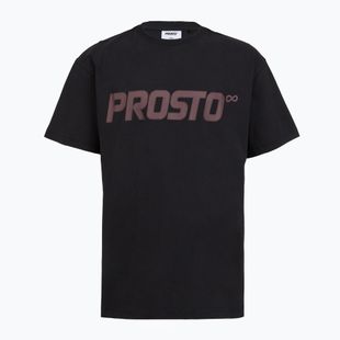 Pánske tričko PROSTO Big Logo washed black
