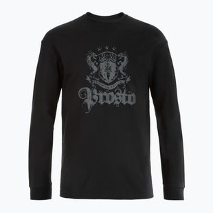 Pánske tričko longsleeve PROSTO Crest black