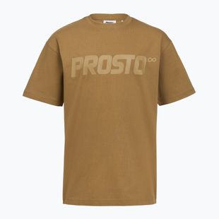Pánske tričko PROSTO Big Logo cinnamon beige