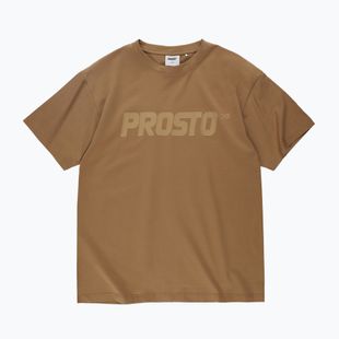 Pánske tričko PROSTO Big Logo cinnamon beige