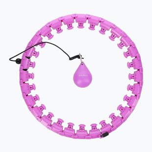 Hulahop so záložkami a závažiami HMS HHW12 ružový 17-44-525