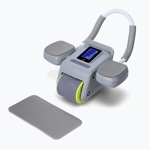 Automatické koliesko na cvičenie brušných svalov s displejom HMS KA08 sivá