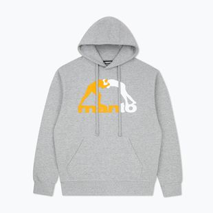Pánska mikina MANTO Logo Hoody grey