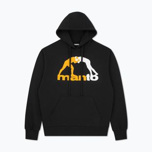 Pánska mikina MANTO Logo Hoody black