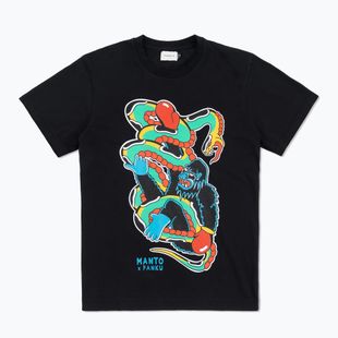 MANTO X Panku Struggle Tričko čierne