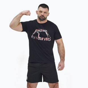 MANTO Kovové tričko čierne