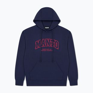 Pánska mikina MANTO Varsity 26 Hoody dark blue