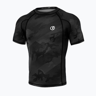 Pánsky rashguard Octagon Legion Premium black line camo