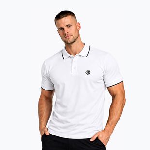 Pánske polo tričko Octagon Legion Tipped Small Logo 3D Polo white