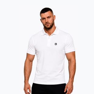 Pánske polo tričko Octagon Legion Small Logo 3D Polo white