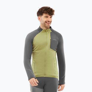 Pánska trekingová mikina Viking Birger olive/dark grey