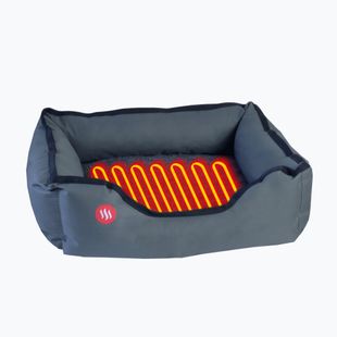 Vyhrievaný pelech pre domáce zvieratá Glovii GPETH sivý