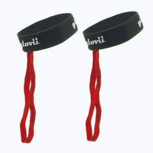 Glovii prívesok na rukavice s gumičkou 2 ks. GSHN čierna