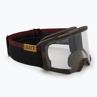 Cyklistické okuliare Leatt Velocity 4.0 MTB X-Flow timber/clear