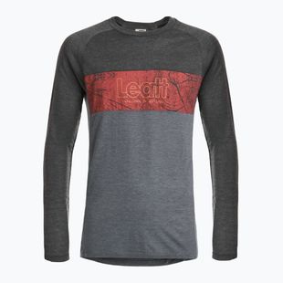 Pánske cyklistické tričko Leatt MTB Gravity 2.0 s dlhým rukávom čierne