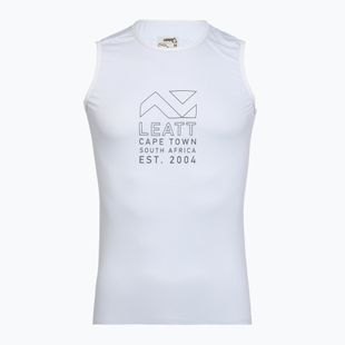 Pánsky cyklistický dres Leatt Sleeveless Base white