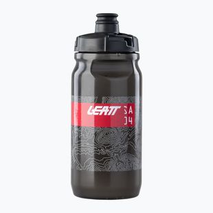 Cyklistická fľaša Leatt DuoValve 600 ml smoke