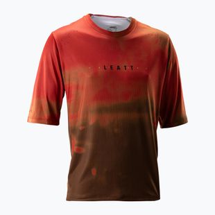 Pánsky cyklistický dres Leatt MTB Gravity 4.0 dusty red