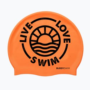 Plavecká čiapka BuddySwim LLS2 Silicone orange