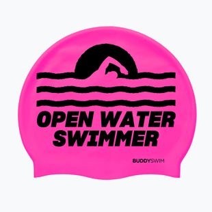 Plavecká čiapka BuddySwim OWS Silicone pink