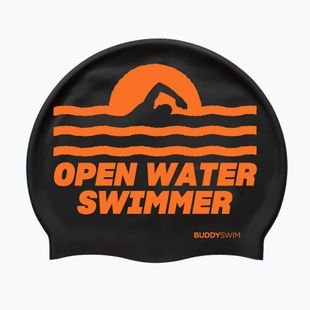 Plavecká čiapka BuddySwim OWS Silicone black / orange